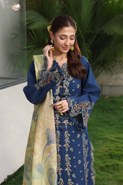 Rang Rasiya Florence Festive Embroidered Lawn Unstitched 3Pc Suit - MINA