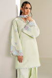 Farasha Summer Weaves Embroidered Lawn Unstitched 3Pc Suit - Mint Garden