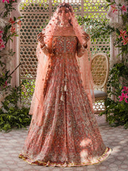 Faiza Faisal Heeriye Embroidered Polly Net Unstitched 3Pc Suit - Mira