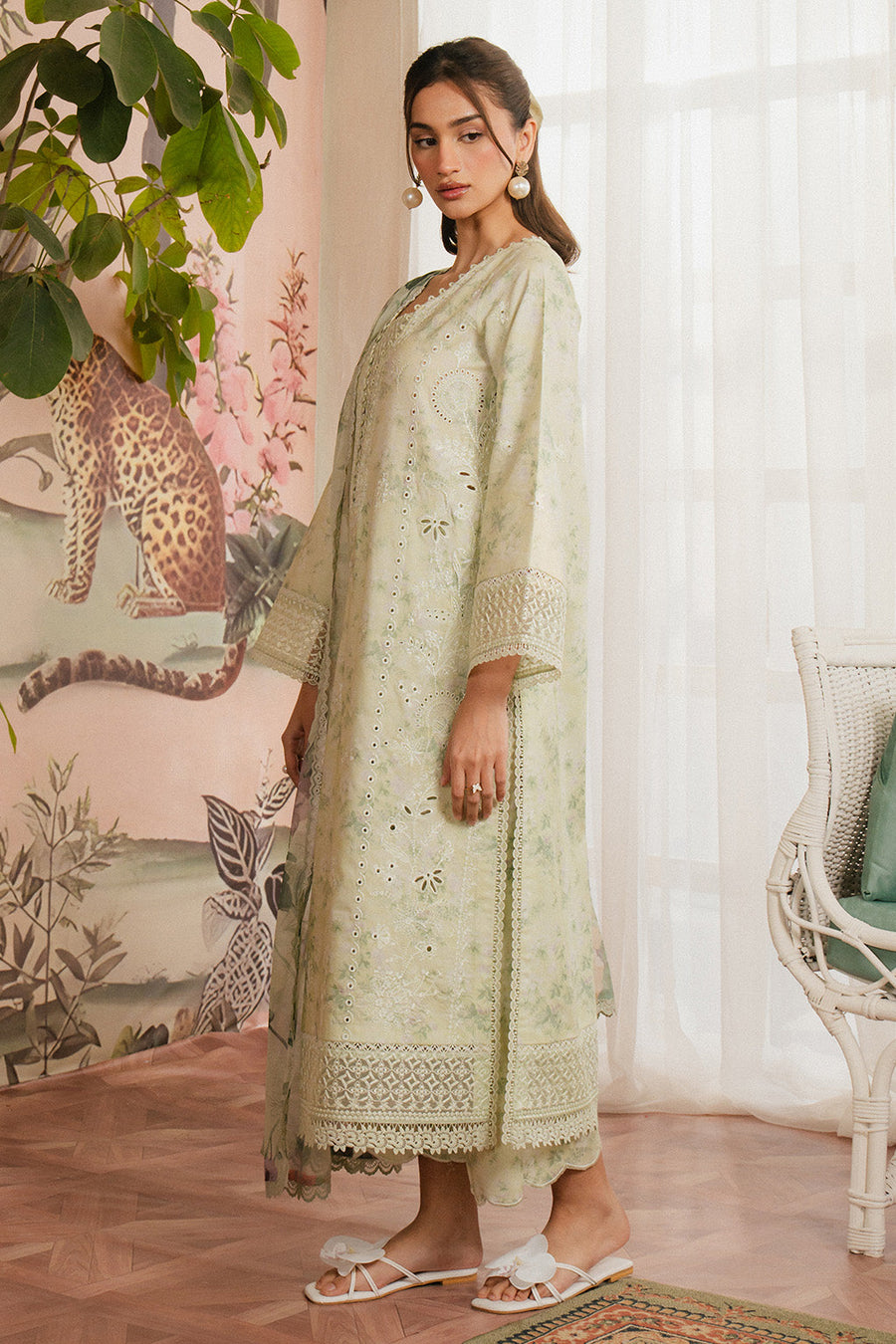 Ayzel Armelia Unstitched Printed Lawn 3Pc Suit AL-25-V1-01 Mirelia