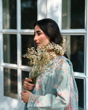 Neeshay Ready to Wear Summer Prints Lawn 3Pc Suit - Mist Bloom