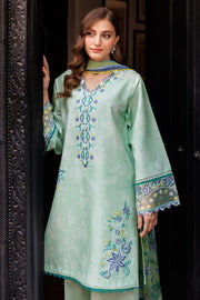 Farasha Seraya Embroidered Lawn Unstitched 3Pc Suit D-07 MISTELL