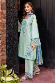 Farasha Seraya Embroidered Lawn Unstitched 3Pc Suit D-07 MISTELL