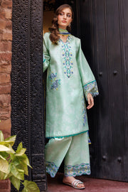 Farasha Seraya Embroidered Lawn Unstitched 3Pc Suit D-07 MISTELL