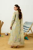 Zarposh Sundaze Embroidered Luxury Lawn Unstitched 3Pc Suit - MISTRAL