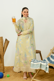Zarposh Sundaze Embroidered Luxury Lawn Unstitched 3Pc Suit - MISTRAL