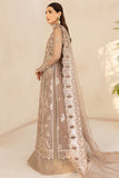 Farasha LU ZELLA Embroidered Net Unstitched 3Pc Suit D-03 MISTY GRACE