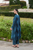 Farasha Sorine Summer Embroidered Lawn Unstitched 3Pc Suit - Misty Horizon