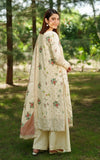 Asifa & Nabeel Meraki Embroidered Viscose Unstitched 3Pc Suit - Misty Meadows