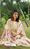 Asifa & Nabeel Meraki Embroidered Viscose Unstitched 3Pc Suit - Misty Meadows