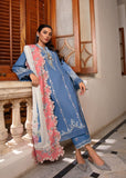 Crimson Aaleen Embroidered Karandi Unstitched 3Pc Suit - Modern Memsaab