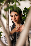 Farasha Summer Melody Embroidered Lawn Unstitched 3Pc Suit - Moonlight White