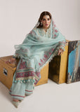Hussain Rehar Embroidered Luxury Lawn Unstitched 3Pc Suit D-01 MORAINE