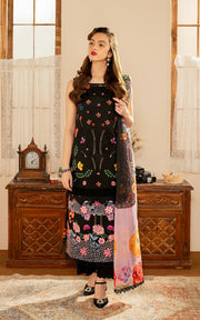 Asifa & Nabeel Meraki Vintage Embroidered Lawn Unstitched 3Pc Suit MVL25-08 Morbagh