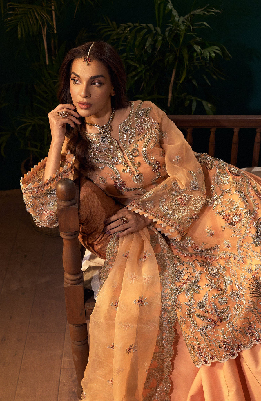 Side angle of MORGANITE Dress showing elegant silhouette