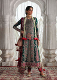Hussain Rehar Festive Embroidered Korean Raw Silk Unstitched 3Pc Suit - Morni