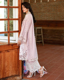 Mushq A Moi Chikan Embroidered Lawn Unstitched 3Pc Suit - Opulent Whisper