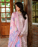 Mushq A Moi Chikan Embroidered Lawn Unstitched 3Pc Suit - Opulent Whisper