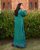 Mushq A Moi Chikan Embroidered Lawn Unstitched 3Pc Suit - Blooming Romance