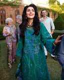 Mushq A Moi Chikan Embroidered Lawn Unstitched 3Pc Suit - Blooming Romance