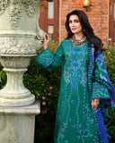 Mushq A Moi Chikan Embroidered Lawn Unstitched 3Pc Suit - Blooming Romance