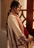 Crimson Aaleen Embroidered Khaddar Unstitched 3Pc Suit - Musafir