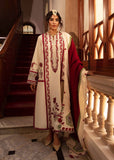 Crimson Aaleen Embroidered Khaddar Unstitched 3Pc Suit - Musafir