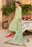 Afshan by Zoya & Fatima Embroidered Cotton Net 3Pc Suit - Mushk