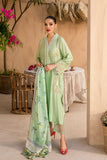 Afshan by Zoya & Fatima Embroidered Cotton Net 3Pc Suit - Mushk