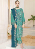 Ramsha Nayab Embroidered Chiffon Unstitched 3Pc Suit N-103