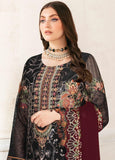 Ramsha Nayab Embroidered Chiffon Unstitched 3Pc Suit N-107