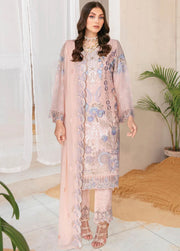 Ramsha Nayab Embroidered Chiffon Unstitched 3Pc Suit N-111