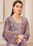 Ramsha Nayab Embroidered Chiffon Unstitched 3Pc Suit N-201