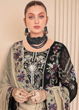 Ramsha Nayab Embroidered Chiffon Unstitched 3Pc Suit N-203