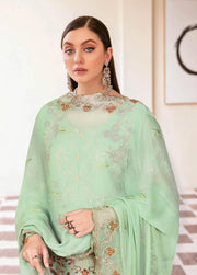 Ramsha Nayab Embroidered Chiffon Unstitched 3Pc Suit N-205