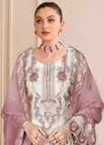 Ramsha Nayab Embroidered Chiffon Unstitched 3Pc Suit N-210