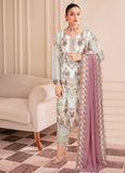Ramsha Nayab Embroidered Chiffon Unstitched 3Pc Suit N-210