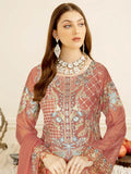 Ramsha Nayab Embroidered Weightless Chiffon Unstitched 3Pc Suit N-403