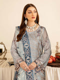 Ramsha Nayab Embroidered Weightless Chiffon Unstitched 3Pc Suit N-404