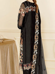 Ramsha Nayab Embroidered Weightless Chiffon Unstitched 3Pc Suit N-406