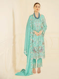 Ramsha Nayab Embroidered Weightless Chiffon Unstitched 3Pc Suit N-409