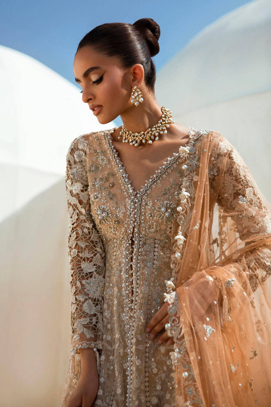 Nura by Sana Safinaz Festive Formal Unstitched 3Pc Suit N241-002-3CT
