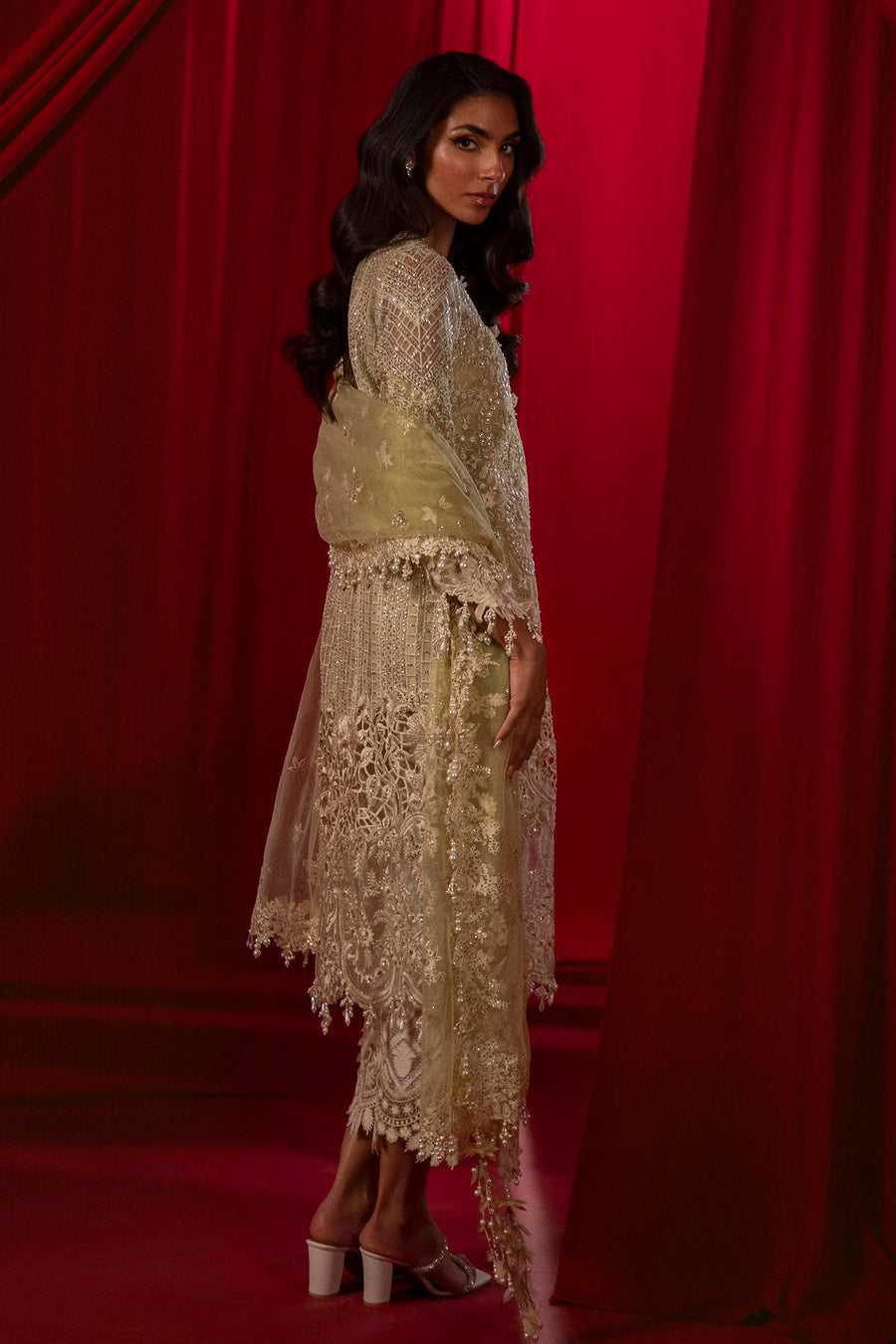 Nura by Sana Safinaz Festive Formal Unstitched 3Pc Suit N241-003-3CT