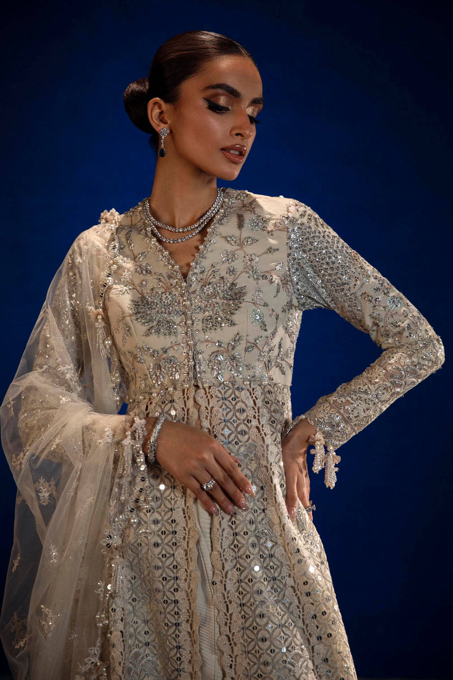 Nura by Sana Safinaz Festive Formal Unstitched 3Pc Suit N241-009-3CT