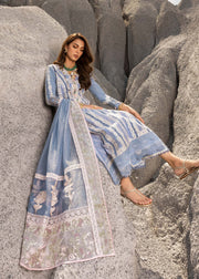 Saira Shakira Embroidered Luxury Lawn Unstitched 3Pc Suit NADINE-A