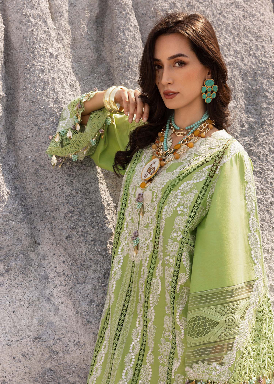 Saira Shakira Embroidered Luxury Lawn Unstitched 3Pc Suit NADINE-B