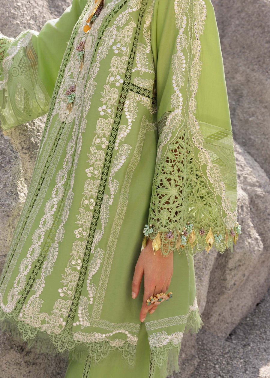 Saira Shakira Embroidered Luxury Lawn Unstitched 3Pc Suit NADINE-B
