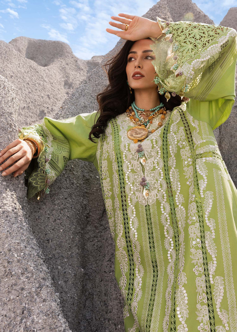 Saira Shakira Embroidered Luxury Lawn Unstitched 3Pc Suit NADINE-B