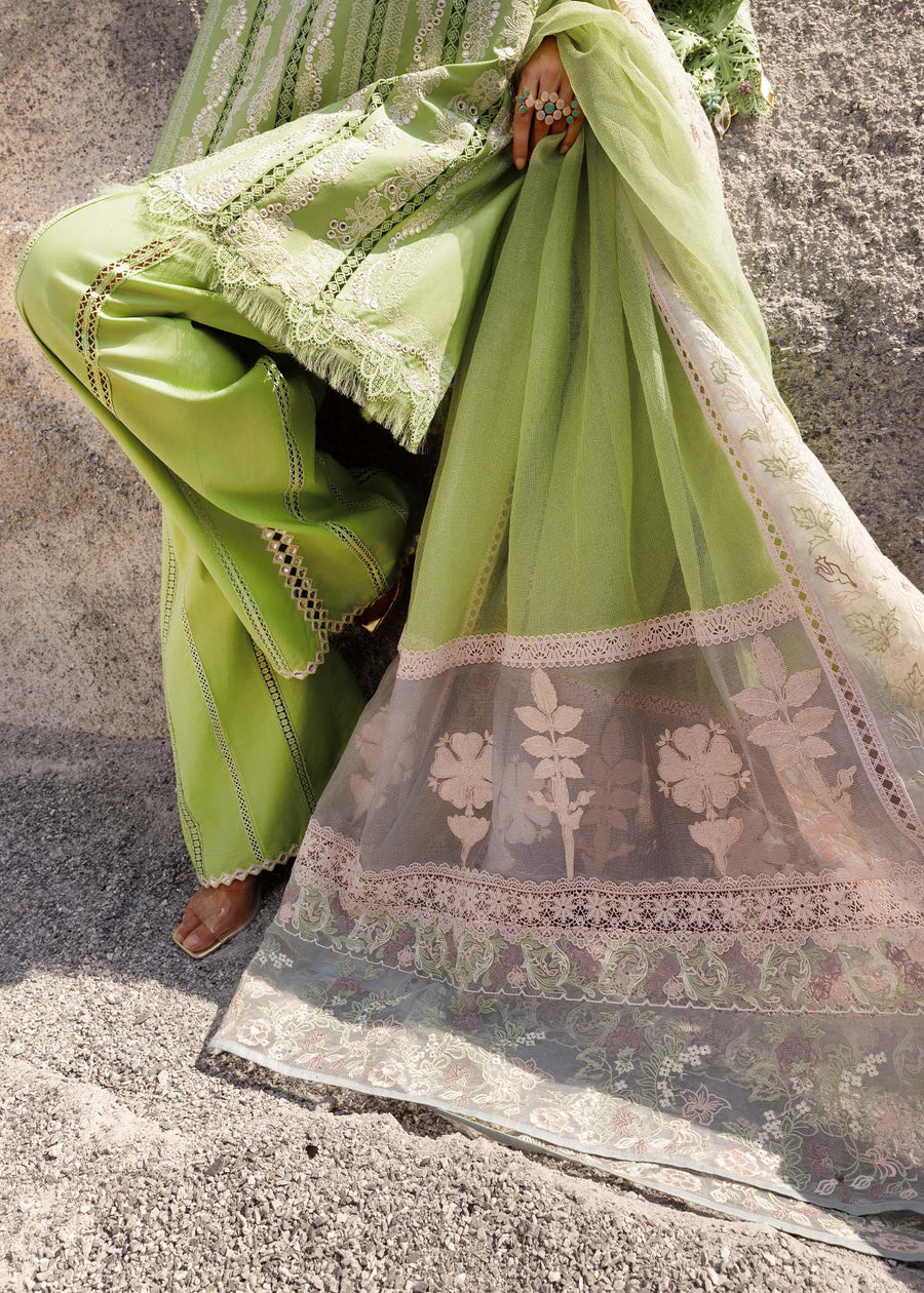 Saira Shakira Embroidered Luxury Lawn Unstitched 3Pc Suit NADINE-B