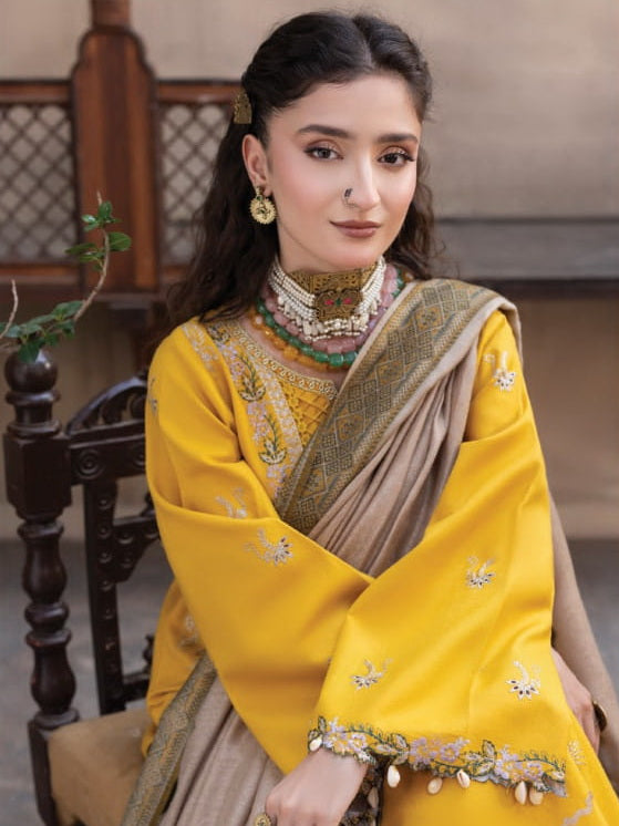 CELTS Nagar Vol-02 Premium Embroidered Dhanak Unstitched 3Pc Suit D-03